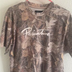 Primitive Earthy Tone Tee with Logo